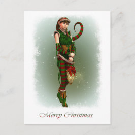 サンタスリトルヘルパエイミー シーズンポストカード