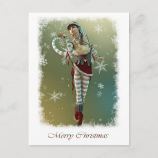 サンタスリトルヘルパエルシー シーズンポストカード