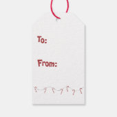 サンタスリトルヘルパーキャンディカンから ギフトタグ (裏面)