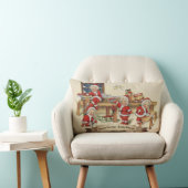 サンタスリトルヘルパーヴィンテージ装飾カスタム ランバークッション (椅子)