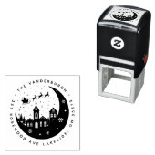 サンタスリーオーバーザムーンカスタム差出人住所 セルフインキングスタンプ (インサイチュ)