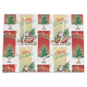 サンタスリークリスマスツリー抱き枕 ラージペーパーバッグ (正面)