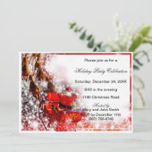 サンタスリークリスマスパーティの招待状 招待状 (スタンド正面)