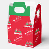 サンタスリーホリデイレッドフェイスボックス フェイバーボックス (オープン)