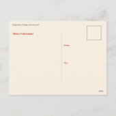 サンタスリー乗り葉書 シーズンポストカード (裏面)