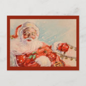 サンタスリー乗り葉書 シーズンポストカード (正面)