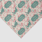 サンタスリー切り出しハッピーホリデーズフローリッシュ 薄葉紙 (詳細)