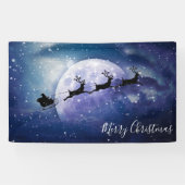 サンタスリー |ファンタジー銀河系クリスマスナイトスカイ 横断幕 (横)
