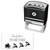 サンタスレイクリスマスホリデー差出人住所 セルフインキングスタンプ (インサイチュ)