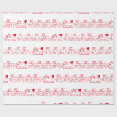 サンタスレイラッピング紙 ラッピングペーパー (フラット)