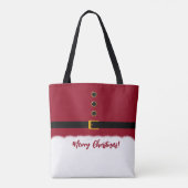 サンタスレッド衣装 – クリスマス –  トートバッグ (裏面)