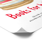 サンタスレッド – ベビー用の書籍 ポスター (角)