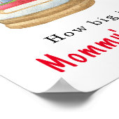 サンタスレー – ママのお腹の大きさ ポスター (角)