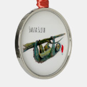 サンタスロース メタルオーナメント (右)