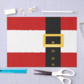 サンタスーツのクリスマスの切り離し 薄葉紙 (クラフト)