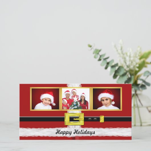 サンタスーツのフォトカード シーズンカード (スタンド正面)