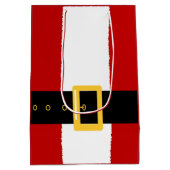 サンタスーツクリスマス中GB ミディアムペーパーバッグ (裏面)