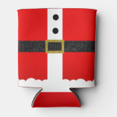 サンタスーツグリッターベルトクリスマスホリデーズフェスティバル 缶クーラー (正面)