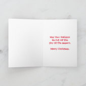 サンタスーツホホホクリスマス シーズンカード (内部)