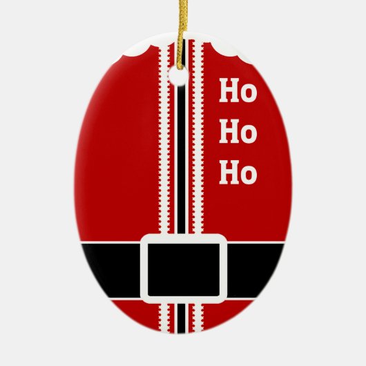 サンタスーツ セラミックオーナメント (正面)