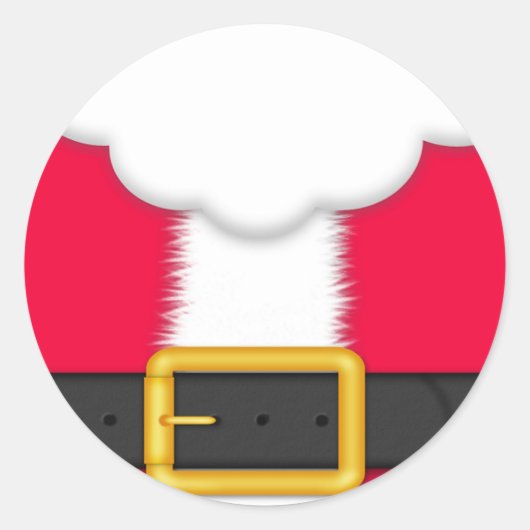 サンタスーツ ラウンドシール (正面)