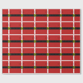 サンタスーツ ラッピングペーパー (フラット)