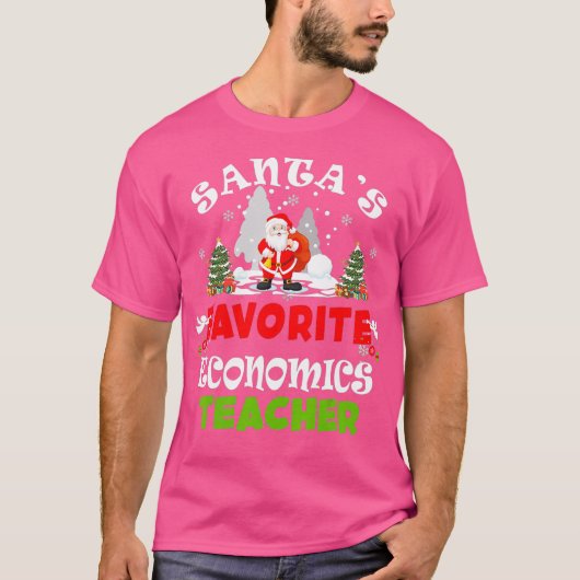サンタス経お気に入りの済先生クリスマスプレゼント Tシャツ (正面)