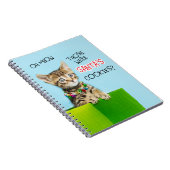 サンタス・クッキーのクリスマスの子猫 ノートブック (右側)