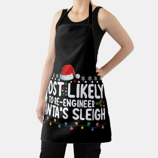 サンタス・スリー・クリスマスのエンジニアを再任する可能性が最も高い エプロン (インサイチュ)