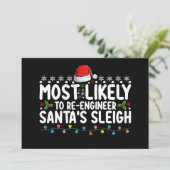 サンタス・スリー・クリスマスのエンジニアを再任する可能性が最も高い 招待状 (スタンド正面)