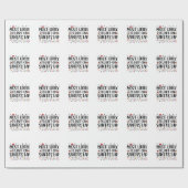 サンタス・ラップ・ファミリー・クリスマスで最もファートする可能性が高い ラッピングペーパー (フラット)