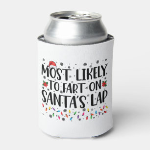 サンタス・ラップ・ファミリー・クリスマスで最もファートする可能性が高い 缶クーラー