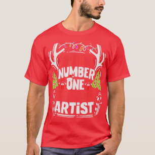 サンタスNumber One Tattoo Artist Tattoer Tattooist Tシャツ