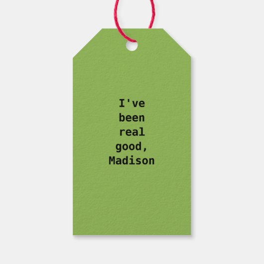 サンタズおもしろい魔法鍵 子供へ ギフトタグ (裏面)