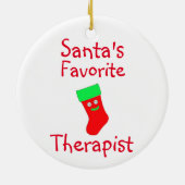 サンタズお気に入りのセラピスト セラミックオーナメント (裏面)