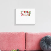 サンタズお気に入りのナースメリーナースナースChristm キャンバスプリント (インサイチュ (リビング))