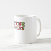 サンタズお気に入りのナースメリーナースナースChristm コーヒーマグカップ (正面右)