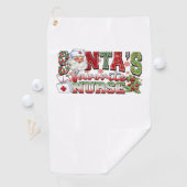 サンタズお気に入りのナースメリーナースナースChristm ゴルフタオル (インサイチュ)