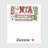 サンタズお気に入りのナースメリーナースナースChristm シール (シート)