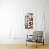 サンタズお気に入りのナースメリーナースナースChristm タペストリー (インサイチュ(横))