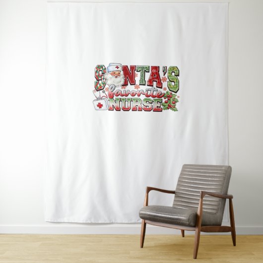 サンタズお気に入りのナースメリーナースナースChristm タペストリー (インサイチュ)