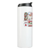 サンタズお気に入りのナースメリーナースナースChristm タンブラー (回転左)