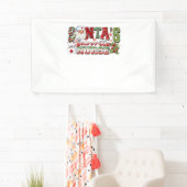 サンタズお気に入りのナースメリーナースナースChristm 横断幕 (インサイチュ)