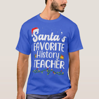 サンタズお気に入りの先生クリスマスクリスマスPa Tシャツ