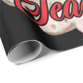 サンタズお気に入りの先生サンタハットクリスマスライト ラッピングペーパー (ロールコーナー)