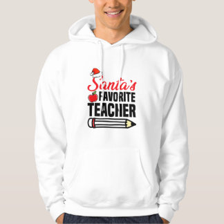 サンタズお気に入りの先生TシャツクリスマスTシャツ パーカ
