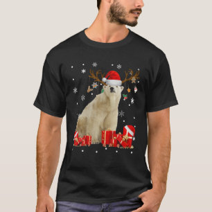 サンタズお気に入りの秘書クリスマスライトサンタハッチ Tシャツ