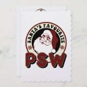 サンタズお気に入りのPSWホリデーカード シーズンカード (正面/裏面)