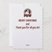 サンタズお気に入りのPSWホリデーカード シーズンカード (裏面)