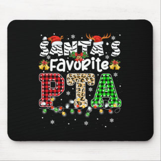 サンタズお気に入りのPTAクリスマス物理セラピスト マウスパッド